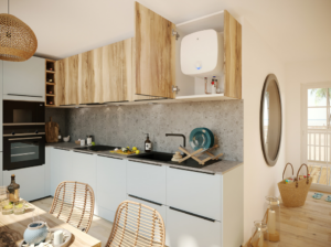 Chauffe-eau électrique Rond, Sous évier, 15 L