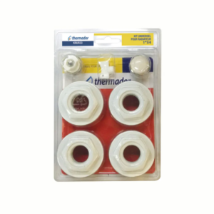 Kit bouchons-purgeurs pour radiateur fonte 1"1/4