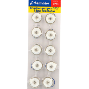 Bouchon purgeur à bec orientable pour radiateur  1/2"