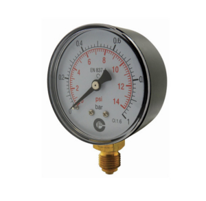 Manomètre ABS à cadran sec - Raccord Radial - Pression standard 0 à 10 - ø63