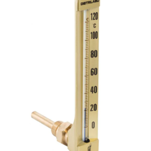 Thermomètre corps aluminium - Equerre - Lg 100mm