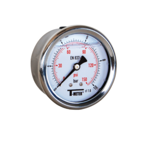 Manomètre glycérine - ø 63 mm - 0/6 bar - Axial