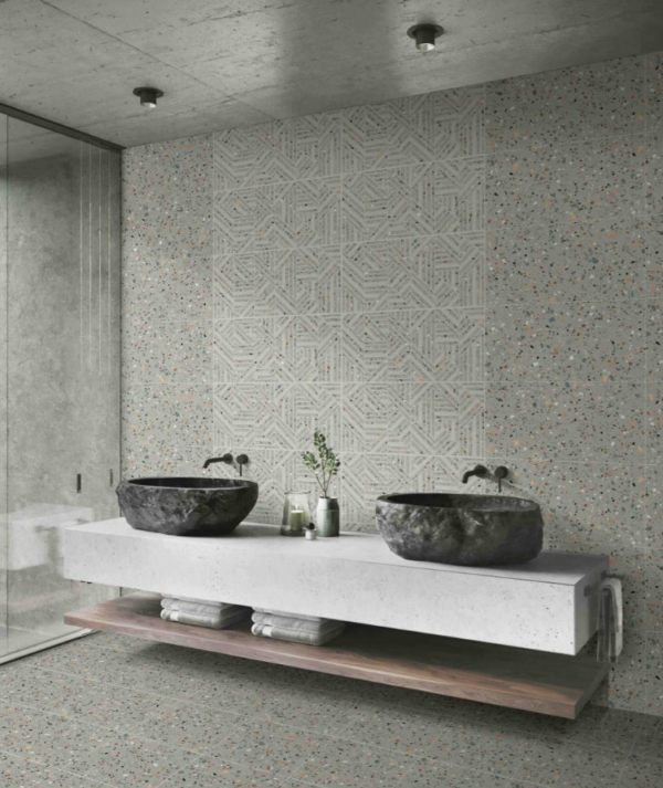 Carreaux Chunks - Gris