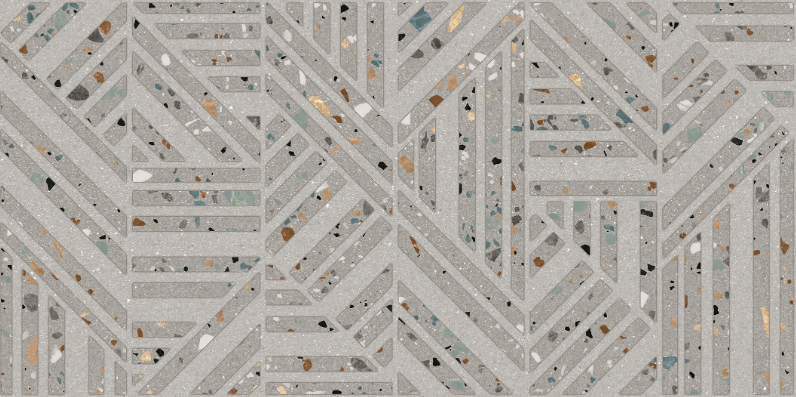 Carreaux Chunks - Gris – Image 3