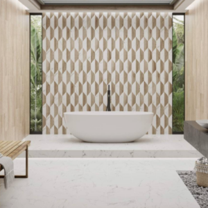 Carreaux Hexagones & Kayak effet Marbre et Bois