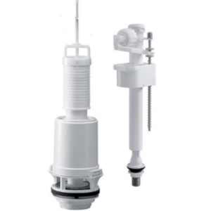 Mécanisme spécifique ASP43 bouton chromé pour réservoir aspirambo