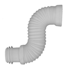 Pipe WC extensible MULTIFORME blanche L 280-650mm Ø 93-110mm