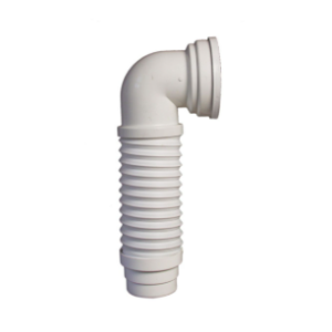 Pipe WC extensible 90° MULTIPIPE blanche L 235-380mm Ø 93-100mm