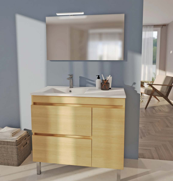 Meuble Taupo - 2 tiroirs + 1 porte
