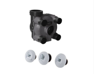 Kit VMC simple flux hygroréglable compacte + bouches