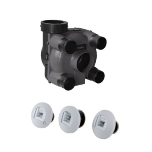 Kit VMC simple flux hygroréglable compacte + bouches