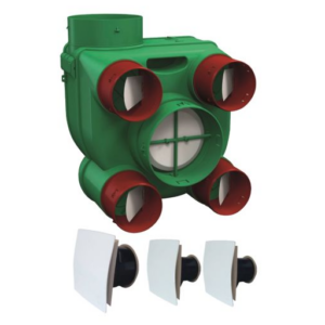 ARIANT - Kit VMC simple flux autoréglable basse consommation + bouches design