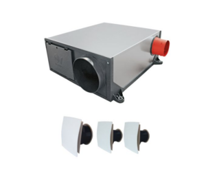 PLATT HCS - Kit VMC simple flux hygrovariable extra-plate + bouches design