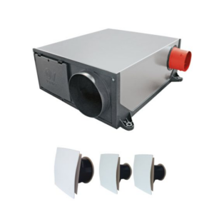 PLATT HCS - Kit VMC simple flux hygrovariable extra-plate + bouches design