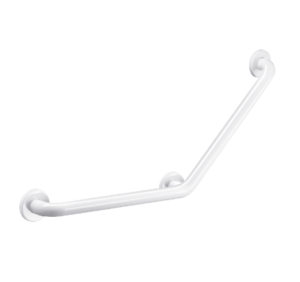 Barre de maintien coudée 135° Basic blanc, 400 x 400 mm
