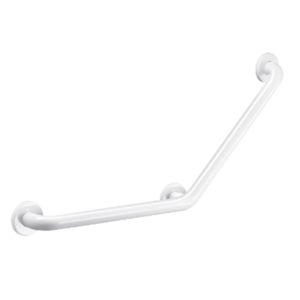 Barre de maintien coudée 135° Basic blanc, 400 x 400 mm