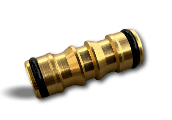 Double tétine laiton