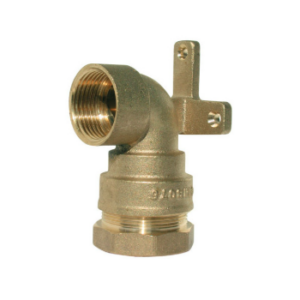 Coude applique laiton