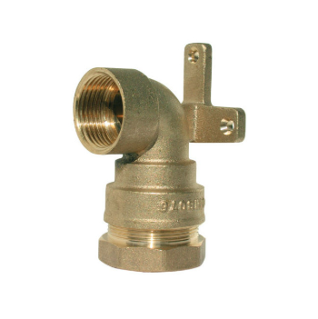 Coude applique laiton