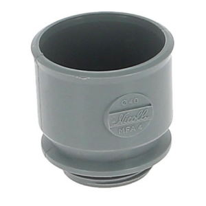 Adaptateur bouchon PVC