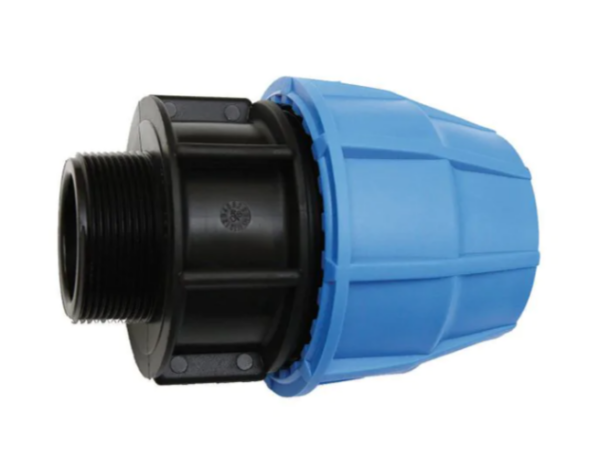 Raccord plastique droit mâle