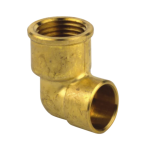 Coude 90° laiton à souder et visser FF