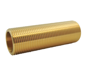 Tube fileté laiton