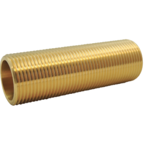 Tube fileté laiton
