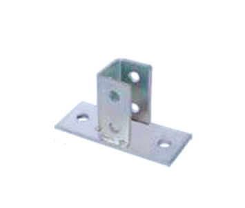 Embase pied de rail 41x41