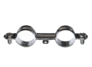 Collier double métallique