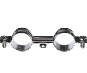 Collier double métallique