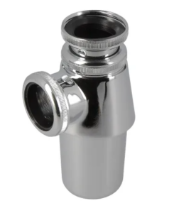 Siphon lavabo brillant